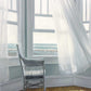 HomeRoots 24" Lonesome Single Chair with Flying White Curtains Giclee Wrap Canvas Wall Art