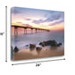 HomeRoots 24" Majestic Coastal Ocean Pier Giclee Wrap Canvas Wall Art