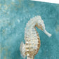 HomeRoots 24" Majestic Seahorse in the Deep Blue Giclee Wrap Canvas Wall Art