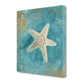 HomeRoots 24" Majestic Starfish in the Deep Blue Sea Giclee Wrap Canvas Wall Art