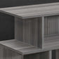 HomeRoots 24" Particle Board Laminate Accent Table in Gray Finish
