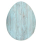HomeRoots 24" Rustic Farmhouse Turquoise Wood Large Egg
