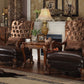 HomeRoots 24" Solid Wood End Table in Brown Finish