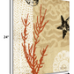 HomeRoots 24" Underwater Coral with Starfish and Sandollar 2 Giclee Wrap Canvas Wall Art