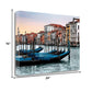 HomeRoots 24" Venice Italy Sunset View 1 Giclee Wrap Canvas Wall