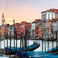 HomeRoots 24" Venice Italy Sunset View 1 Giclee Wrap Canvas Wall