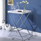 HomeRoots 24' x 15' x 31' White Wood Tray Table
