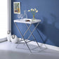 HomeRoots 24' x 15' x 31' White Wood Tray Table