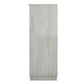 HomeRoots 24" x 20" x 52" MDF Wine Cabinet In Antique White Finish