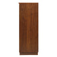 HomeRoots 24" x 20" x 52" Wine MDF Cabinet In Walnut Finish