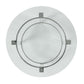 HomeRoots 24" x 24" x 24" Clear Acrylic And Glass End Table With Chrome Finish