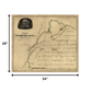 HomeRoots 24" x 28" Map of Kentucky Mammoth Cave Vintage Poster Wall Art