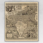 HomeRoots 24" x 28" Vintage 1562 Map of Early Americas Wall Art