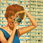 HomeRoots 24" x 30" Hotel Sahara c1960s Las Vegas Vintage Travel Poster Wall Art