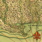 HomeRoots 24" x 30" c1747 Map of the Gulf Coast Vintage Poster Wall Art