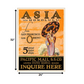 HomeRoots 24" x 32" Asia via Honolulu Vintage Travel Wall Art