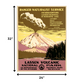 HomeRoots 24" x 32" Lassen Volcanic National Park Vintage Travel Poster Wall Art