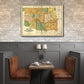 HomeRoots 24" x 32" Map of Indian and Oklahoma Territories Vintage Poster Wall Art