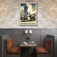 HomeRoots 24" x 32" New York Railroad Vintage Travel Poster Wall Art