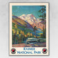 HomeRoots 24" x 32" Rainier National Park c1920s Vintage Travel Poster Wall Art