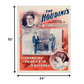 HomeRoots 24" x 32" The Houdini's Metamorphosis Vintage Magic Poster Wall Art