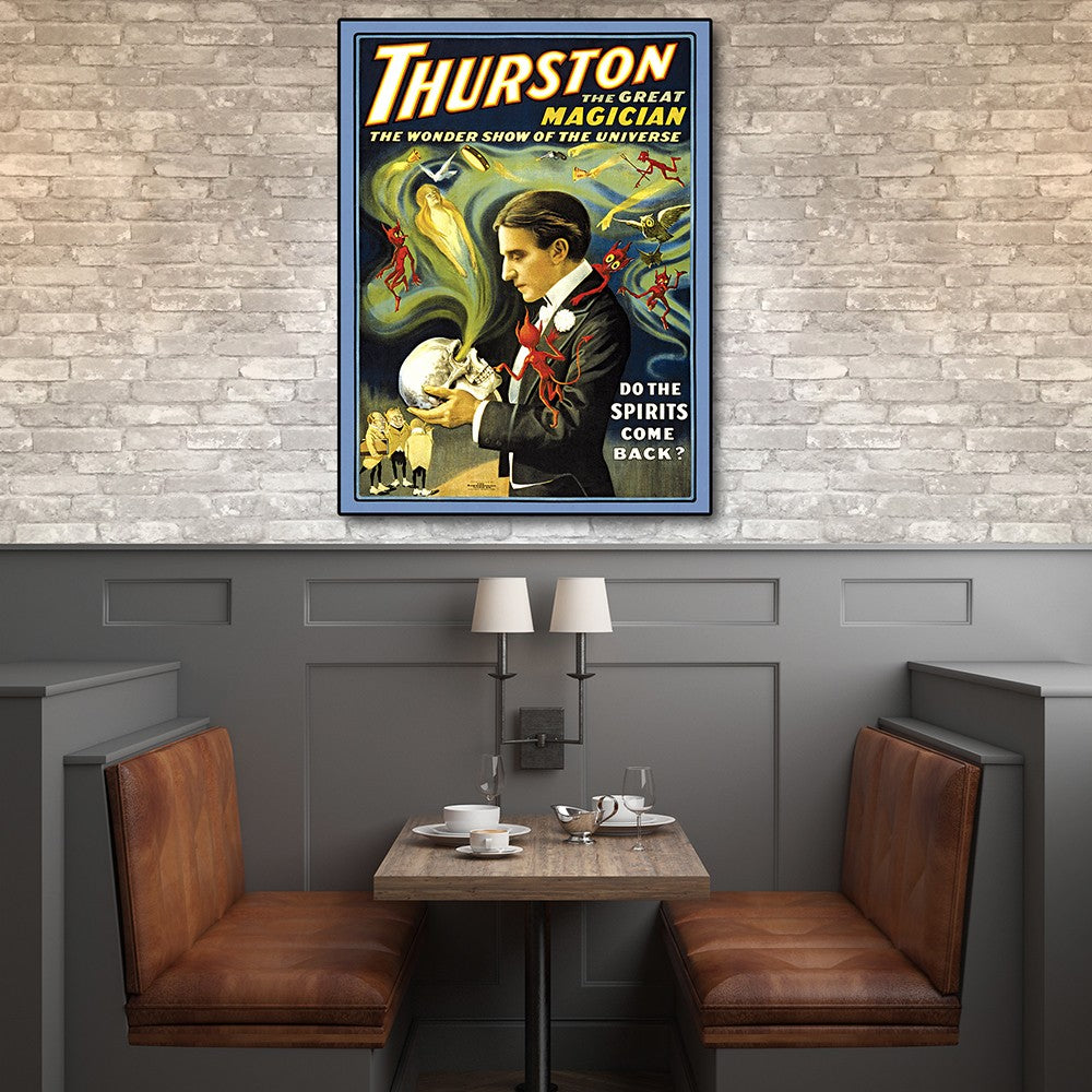 HomeRoots 24" x 32" Thurston Spirits Vintage Magic Poster Wall Art
