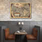 HomeRoots 24" x 32" Vintage 1598 Map of the Americas Wall Art