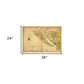 HomeRoots 24" x 36" California as an Island c1650 Vintage Map Wall Art