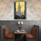 HomeRoots 24" x 36" Cleveland Union Terminal Vintage Travel Poster Wall Art