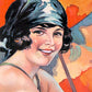 HomeRoots 24" x 36" Dunes Beaches c1920s Vintage Travel Poster Wall Art
