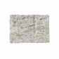 HomeRoots 24" x 36" Faux Fur Rectangular Area Rug in Gradient Grey Finish
