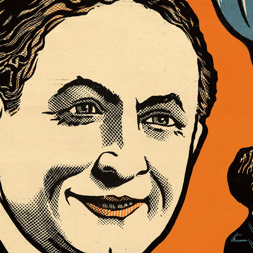 HomeRoots 24" x 36" Houdini Spirits Vintage Magic Poster Wall Art