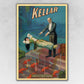 HomeRoots 24" x 36" Kellar Levitation Vintage Magic Poster Wall Art