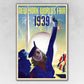 HomeRoots 24" x 36" New York 1939 World's Fair Vintage Travel Poster Wall Art