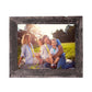 HomeRoots 24" x 36" Rustic Smoky Black Picture Frame with Plexiglass Holder