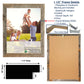 HomeRoots 24" x 36" Rustic Smoky Black Picture Frame with Plexiglass Holder