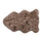 HomeRoots 24" x 36" Sheepskin Single Long Haired Rug in Taupe Finish