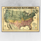 HomeRoots 24" x 36" Vintage 1862 Civil War Map Wall Art