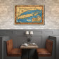HomeRoots 24" x 36" Vintage 1933 Map of Long Island Wall Art