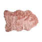 HomeRoots 24" x 36" x 1.5" Dusty Rose Faux Sheepskin - Area Rug