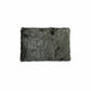 HomeRoots 24" x 36" x 1.5" Faux Rectangular Area Rug in Grey Finish