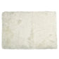 HomeRoots 24" x 36" x 1.5" Faux Rectangular Area Rug in Off White Finish