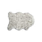 HomeRoots 24" x 36" x 1.5" Faux Sheepskin Area Rug With Gradient Grey Finish