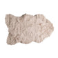HomeRoots 24" x 36" x 1.5" Faux Sheepskin Area Rug in Taupe Finish