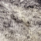 HomeRoots 24" x 36" x 1.5" Single Sheepskin Area Rug in Gradient Gray Finish