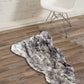 HomeRoots 24" x 36" x 1.5" Single Sheepskin Area Rug in Gradient Gray Finish