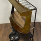 HomeRoots 24" x 36" x 65" Tuk Tuk Bar in Black and Gold Finish