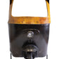 HomeRoots 24" x 36" x 65" Tuk Tuk Bar in Black and Gold Finish