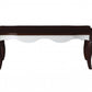 HomeRoots 24' x 48' x 18' Walnut White Wood Coffee Table