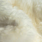 HomeRoots 24" x 72" x 2" Natural Double Sheepskin Area Rug